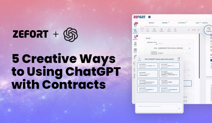 5 Creative ways to using ChatGPT with contracts